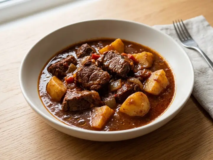 Hungarian Beef Goulash-Style Stew