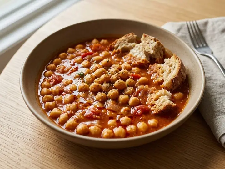 Tunisian-Style Harissa Chickpea Stew