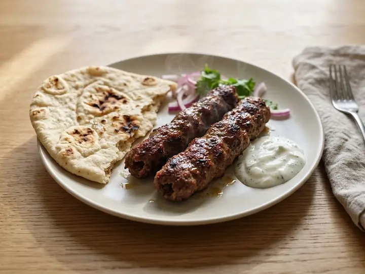 Pakistani-Style Beef Seekh Kebabs