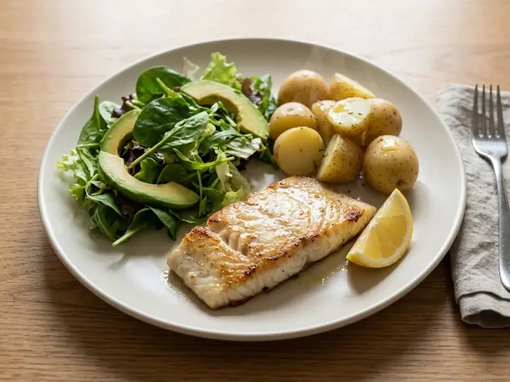 Australian-Style Barramundi with Salad