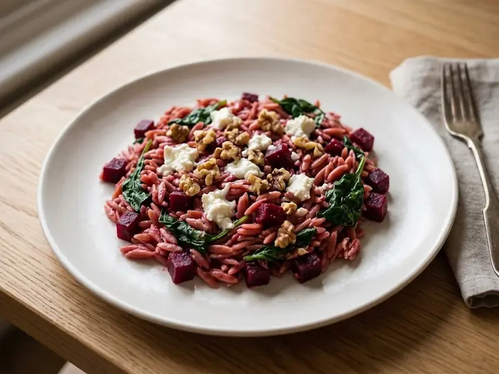 Beetroot & Goat's Cheese Orzo
