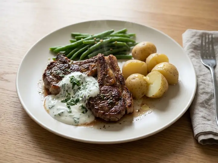 Australian-Style Lamb Chops with Mint