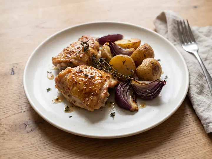 Honey Mustard Chicken Traybake