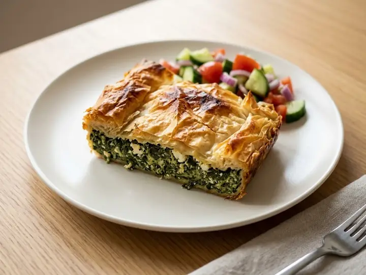 Greek-Style Spinach & Feta Filo Bake
