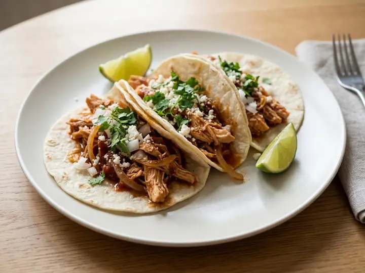 Mexican-Style Chicken Tinga Tacos