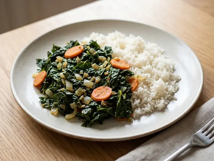 Ethiopian-Style Spiced Collard Greens