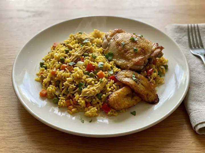 Colombian-Style Chicken & Rice (Arroz con Pollo)