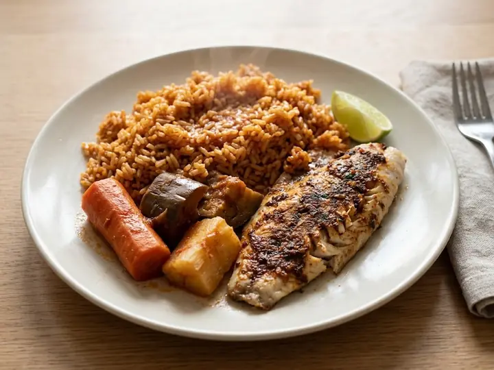 Senegalese-Style Spiced Fish with Rice