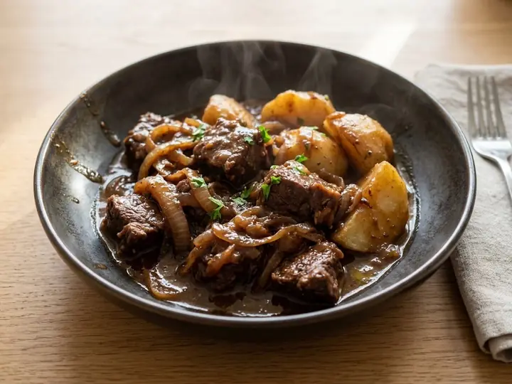 Belgian-Style Beef & Beer Stew (Carbonnade-Inspired)