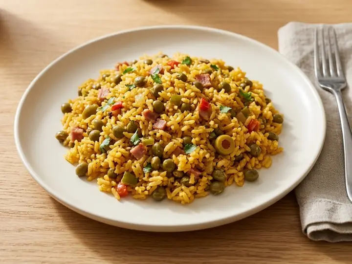 Puerto Rican-Style Rice with Pigeon Peas