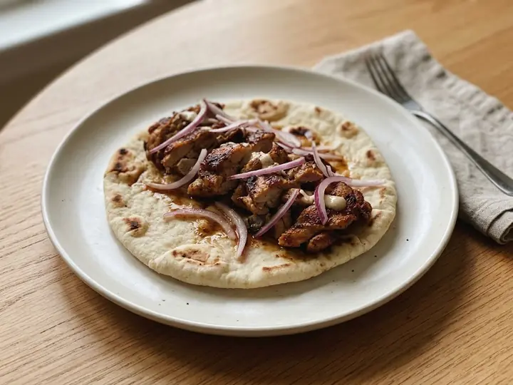 Chicken Shawarma Flatbread
