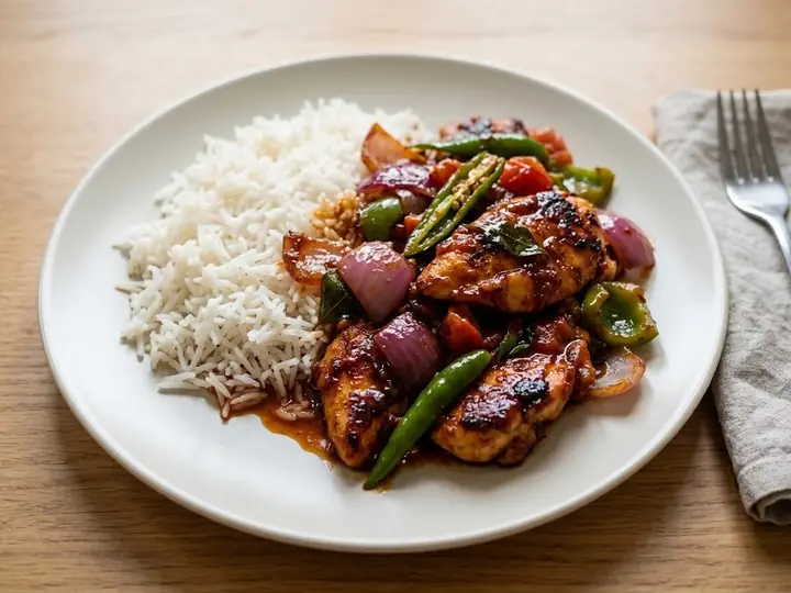 Sri Lankan-Style Devilled Chicken