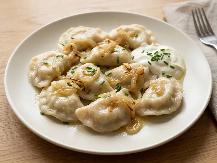 Ukrainian-Style Varenyky (Potato and Cheese Dumplings)