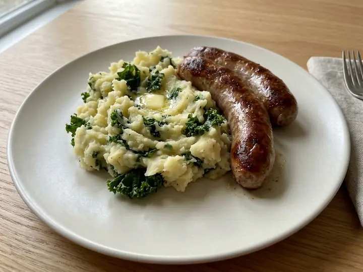 Belgian-Style Stoemp with Pork Sausage