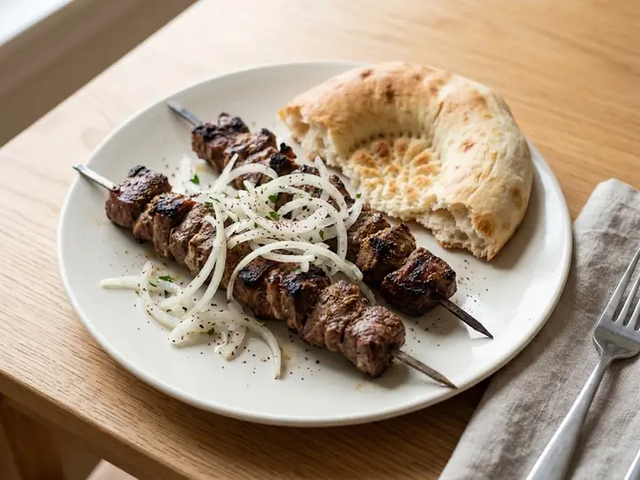 Uzbek-Style Lamb Shashlik Skewers