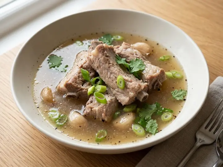 Singapore-Style Bak Kut Teh (Peppery Pork Rib Soup)