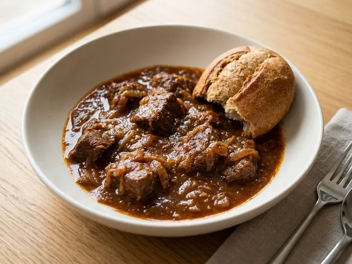 Austrian-Style Beef Goulash (Saftgulasch)