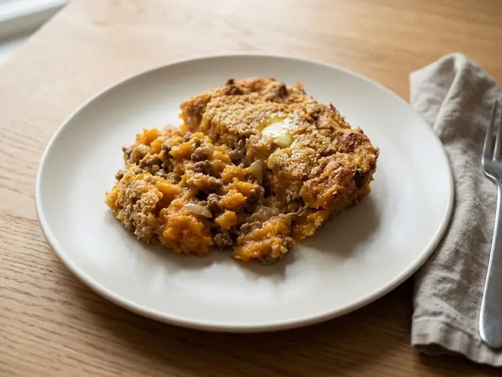 Finnish-Style Pork & Swede Bake (Lanttulaatikko-Inspired)