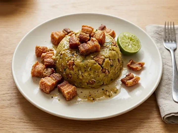 Puerto Rican-Style Mofongo with Garlic Pork Crackling