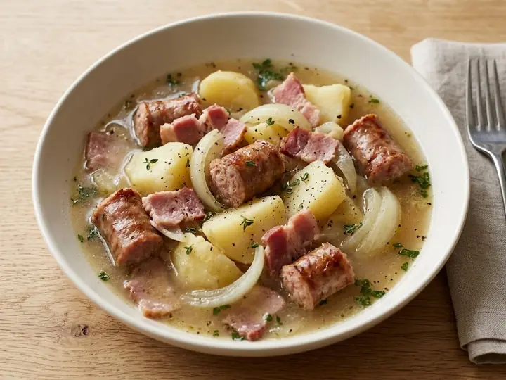 Dublin Coddle-Style Sausage & Potato Stew