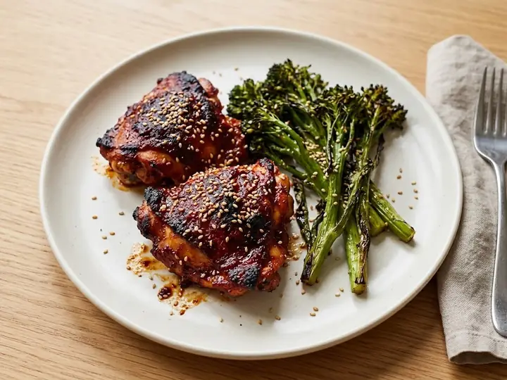 Korean Gochujang Chicken Traybake