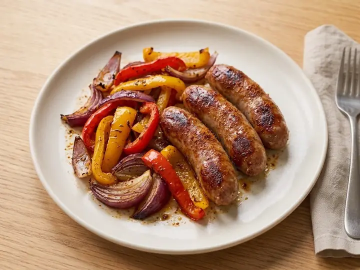 Cajun Sausage & Pepper Traybake